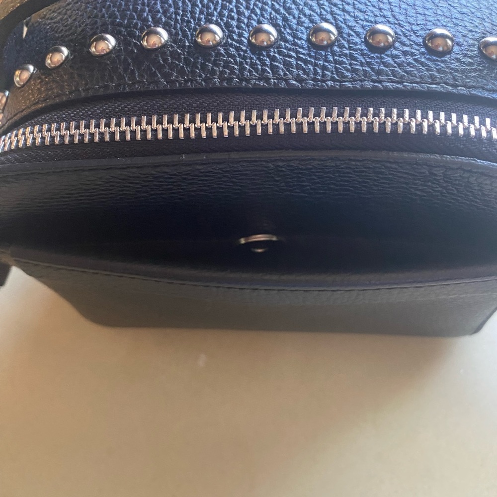 EUC PULICATI genuine leather made in Italy black crossbody/ hand bag - Picture 8 of 16
